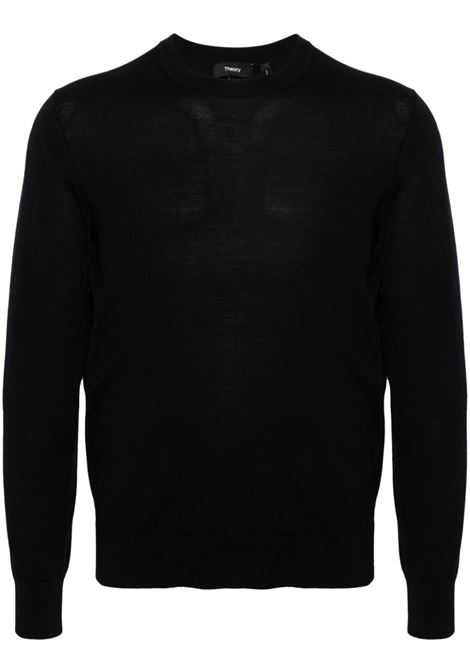 Dark grey basic sweatshirt Theory - men THEORY | Sweaters | J0781713G0F