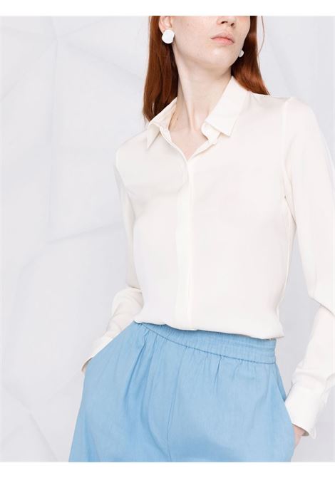 White long-sleeve shirt - women THEORY | M0102536C05