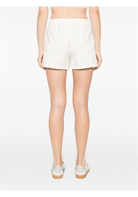White decorative-stitching shorts Theory - women THEORY | O0626203C05