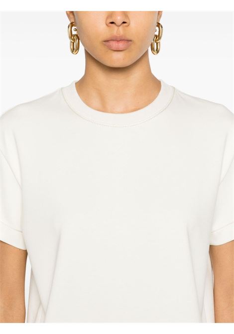 White jersey short-sleeve T-shirt Theory - women THEORY | O0626506C05