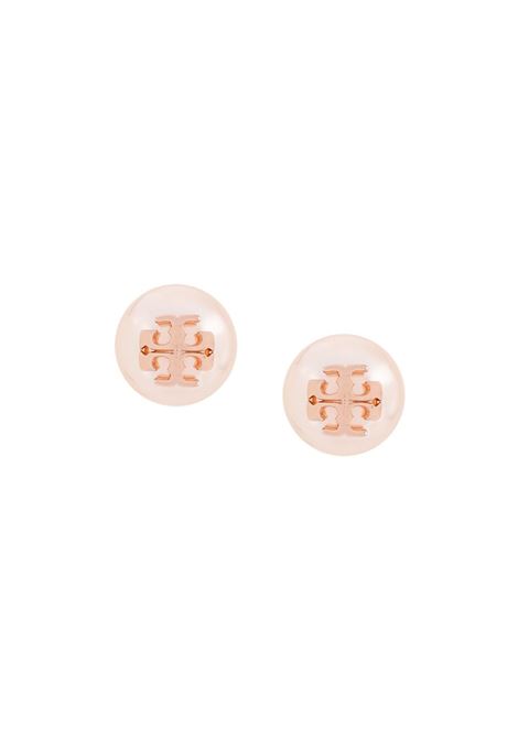 Pink double-T stud earrings - TORY BURCH -  women TORY BURCH | 11165514657