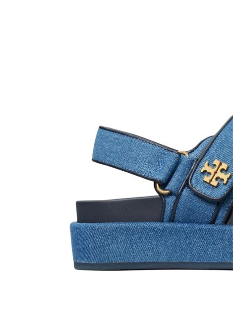 Blue Kira touch-strap denim sandals Tory Burch - women TORY BURCH | 158954401