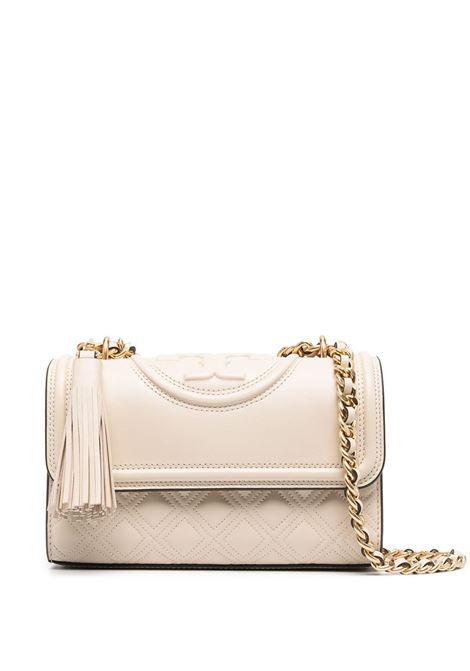 Borsa a tracolla Fleming in beige - TORY BURCH -  donna
