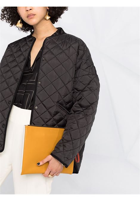 Black oversized quilted jacket - toteme women TOTEME | 211177732200