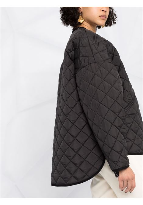 Black oversized quilted jacket - toteme women TOTEME | 211177732200