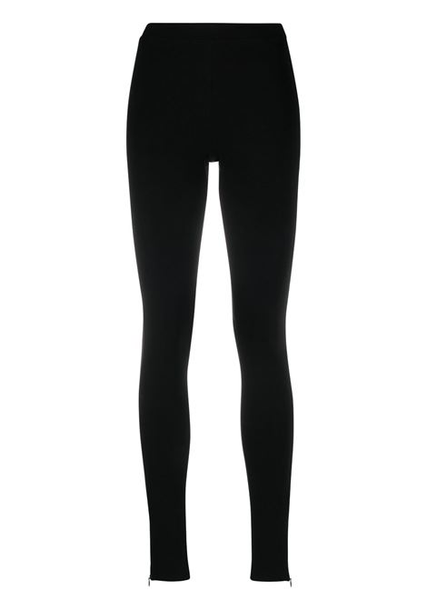 Leggings slim-fit in nero - donna TOTEME | 211238774200