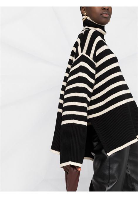 Black and white Signature stripe knitted jumper Toteme - women  TOTEME | 212562758210