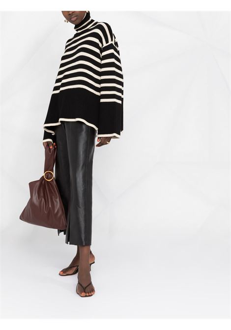 Black and white Signature stripe knitted jumper Toteme - women  TOTEME | 212562758210