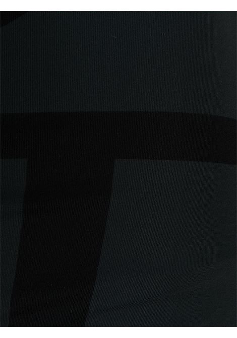 Black monogram-print swimsuit - toteme - women TOTEME | 213842795925