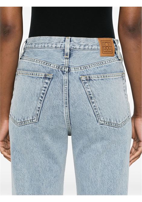 Jeans con taglio straight in blu Toteme - donna TOTEME | 234WRB951FB0045184