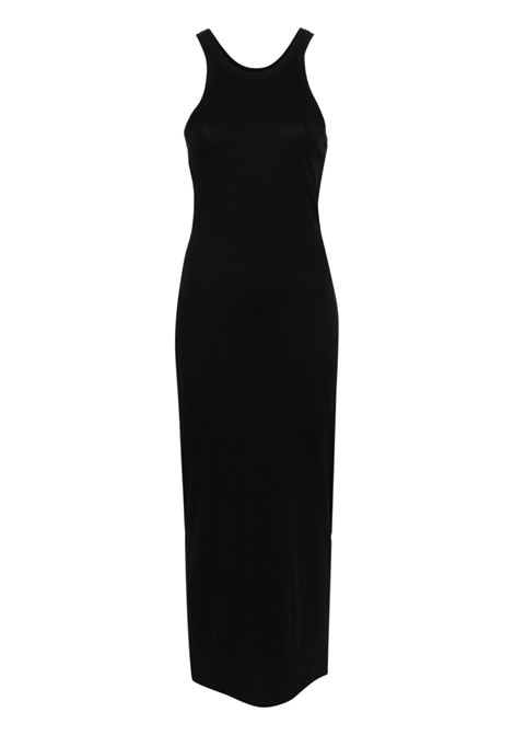 Black sleveeless maxi dress Toteme - women TOTEME | 243WRD3766FB0094001