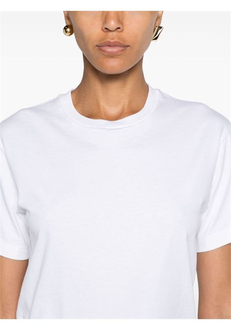 White short-sleeved T-shirt Toteme - women  TOTEME | 243WRT0344FB0092059