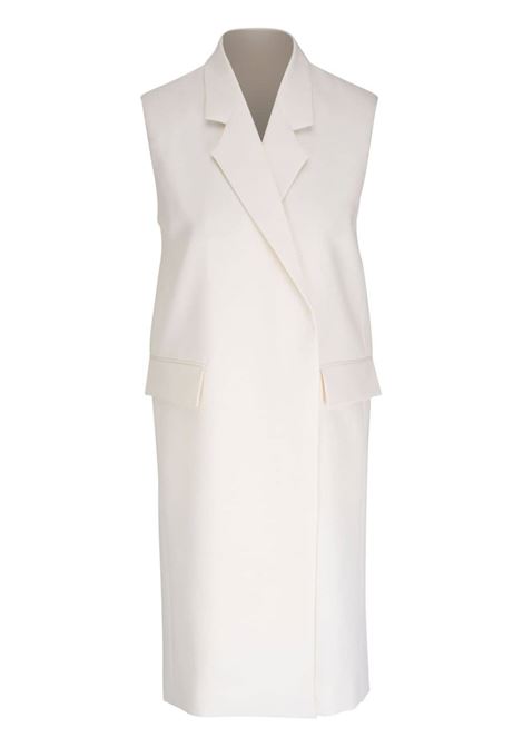 Off white longline  sleeveless coat Toteme - women TOTEME | 243WRZ1335FB0065059