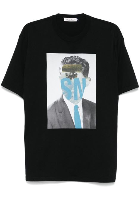 Black graphic-print T-shirt Undercover - men