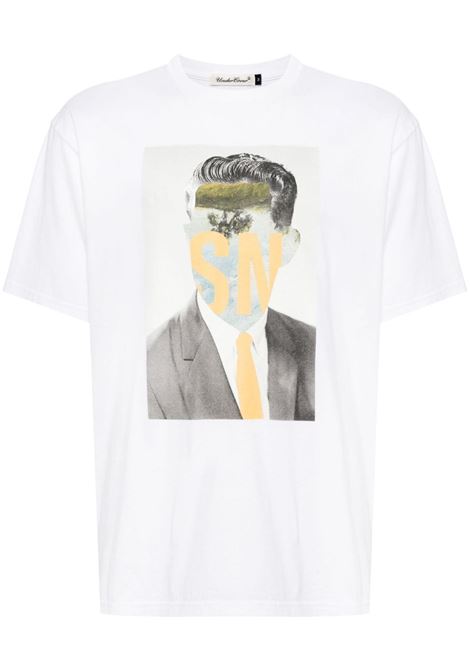 White graphic-print T-shirt Undercover - men