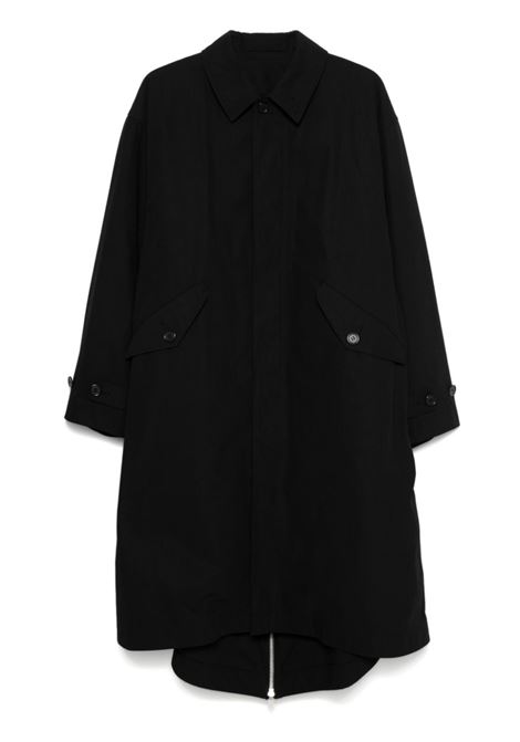 Black layered parka Undercover - men UNDERCOVER | Outerwear | UP2D4301BLK