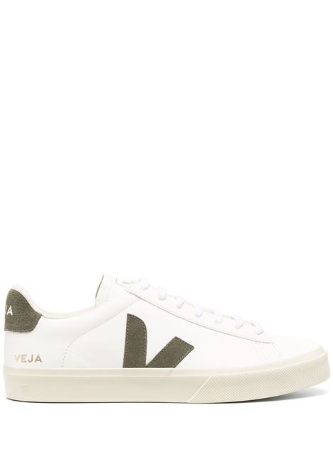 White and green campo low-top sneakers -VEJA  men  VEJA | Sneakers | CP0502347BWHTKHK