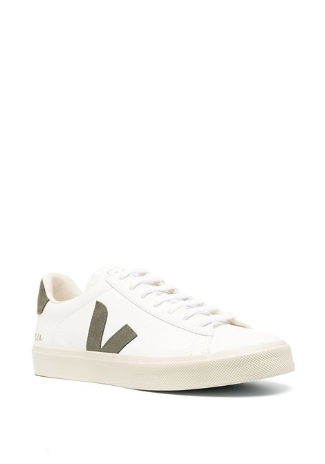 Sneakers basse campo in bianco e verde -VEJA  uomo VEJA | CP0502347BWHTKHK