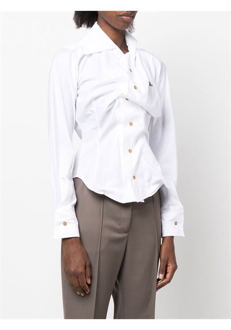 White Orb-logo long-sleeve shirt Vivienne Westwood - women VIVIENNE WESTWOOD | 1501000CW009QA401