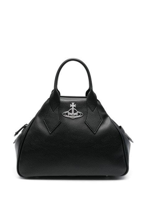 Borsa Yasmine media in nero di Vivienne Westwood - donna