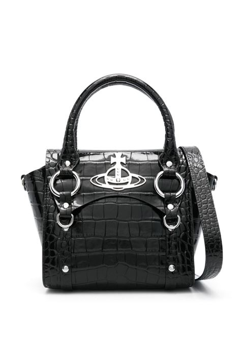 Borsa a mano Betty in nero Vivienne Westwood - donna VIVIENNE WESTWOOD | Borse a mano | 47030004WL003IN401