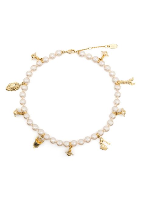 Gold--tone Anglo Pearl necklace Vivienne Westwood - women