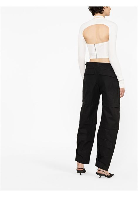 Pantaloni cargo in nero - donna WARDROBE.NYC | W2062R11BLK