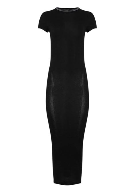 Abito con maniche ad aletta in nero WARDROBE.NYC - donna WARDROBE.NYC | Abiti | W5064R17BLK