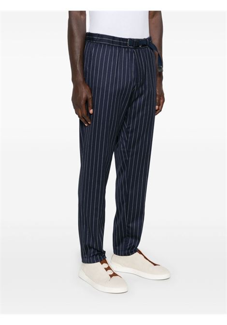 Blue pinstripe-pattern trousers Whitesand - men WHITESAND | 24WSU66571137