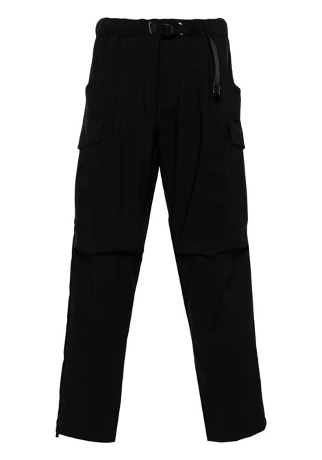 Black tapered cargo  trousers Whitesand - men WHITESAND | Trousers | 24WSU6967999