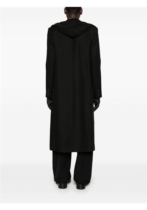 Cappotto con drappeggio in nero Y/project - unisex Y/PROJECT | 201CO003BLK