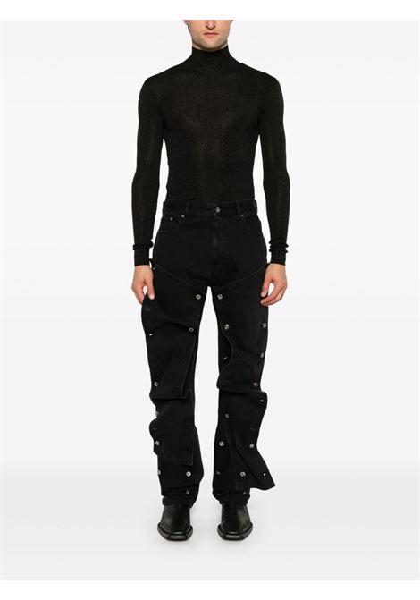 Jeans Evergreen Snap-Off in nero Y/project - unisex Y/PROJECT | 207PA009BLK