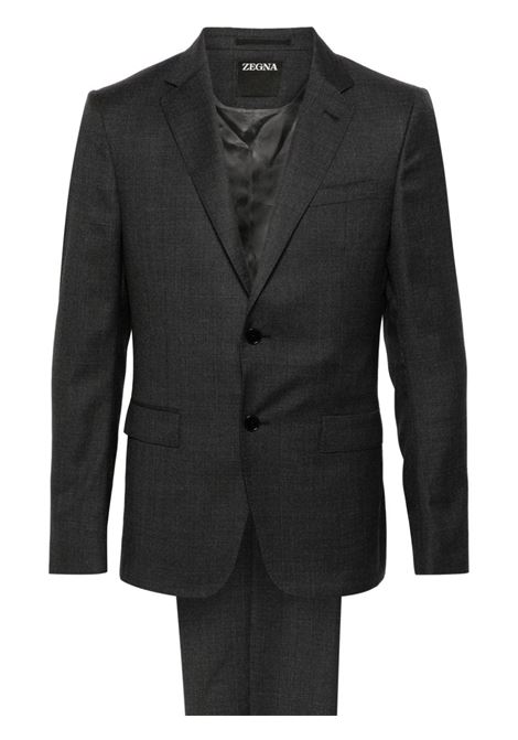 Grey single-breasted suit Zegna - men ZEGNA | Suits | 281CGA822730A88