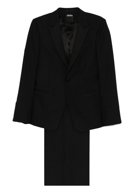 Black single-breasted suit Zegna - men ZEGNA | Suits | 282KGQ822731Z88