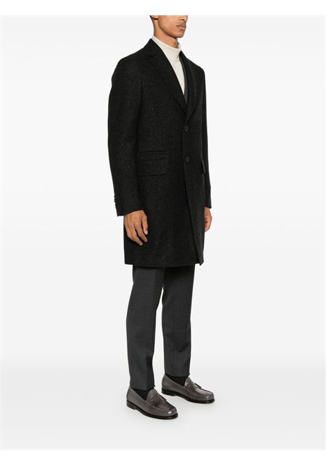 Cappotto monopetto in nero Zegna - uomo ZEGNA | 4DG2G0897700A8N