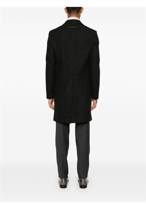 Cappotto monopetto in nero Zegna - uomo ZEGNA | 4DG2G0897700A8N