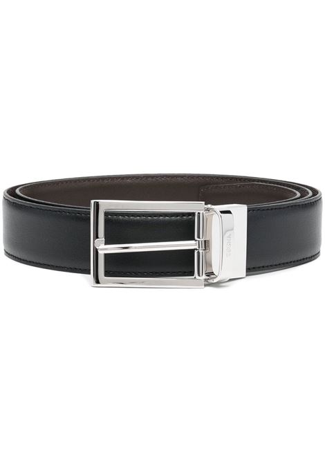 Black buckle-fastening belt - ZEGNA - men ZEGNA | LHVICB010PZNTM