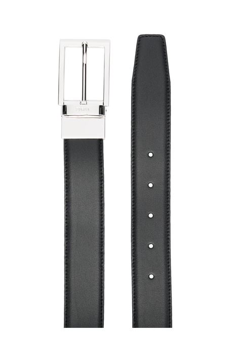 Black buckle-fastening belt - ZEGNA - men ZEGNA | LHVICB010PZNTM