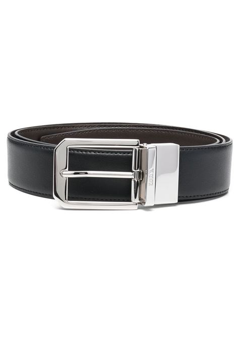 Black buckle-fastening belt - ZEGNA - women ZEGNA | LHVICB011PZNTM