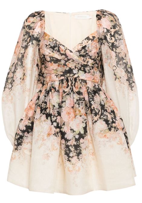 Multicolor Illustration mini dress Zimmermann - women