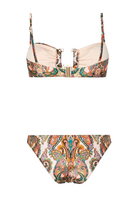 Multicolored Ottie knot-charm bikini set zimmermann - women ZIMMERMANN | 1060WSS242MPAI