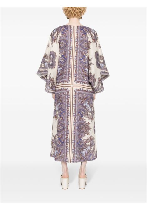 Multicolor Ottie kaftan paisley-print linen dress Zimmermann - women ZIMMERMANN | 1210DSS242PPSLY