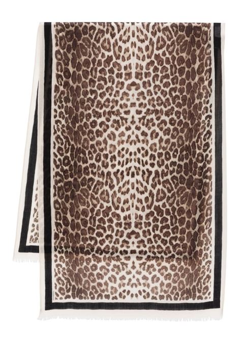 Multicolor leopard-print scarf Zimmermann - women ZIMMERMANN | 1248XF24LEOCHOC