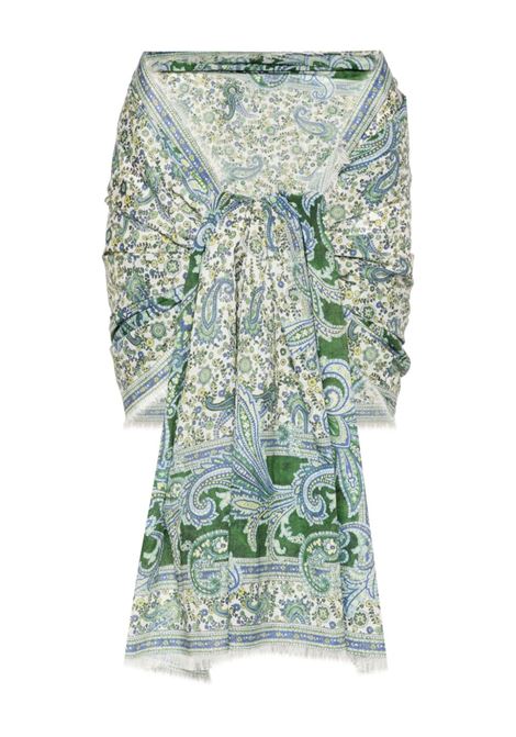 Pareo con stampa paisley in bianco multicolore Zimmermann - donna ZIMMERMANN | Gonne | 3892SS24GRPA