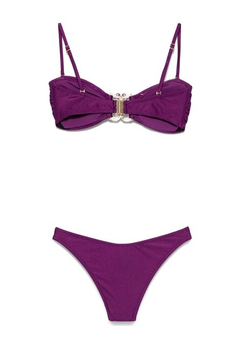Purple Lightburst knot-trim bikini Zimmermann - women ZIMMERMANN | 6728WSS246VIO