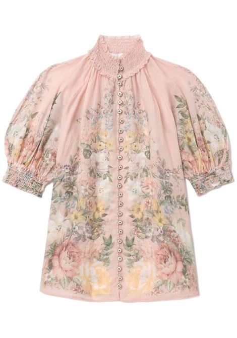 Camicia con stampa floreale waverly multicolore Zimmermann - donna ZIMMERMANN | 9920TSS243PIF