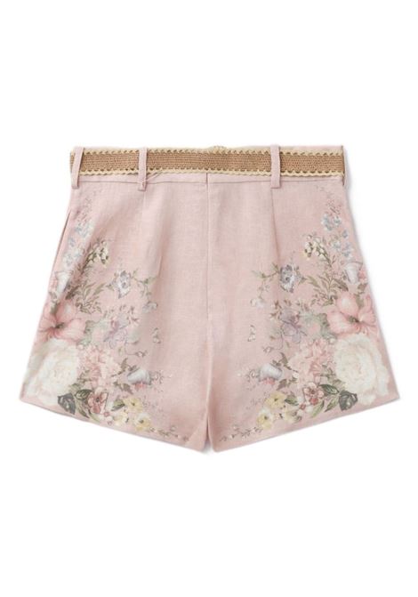 Shorts con stampa floreale waverly multicolore Zimmermann - donna ZIMMERMANN | 9921ASS243PIF