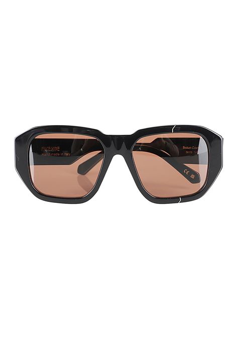 Burgundy broken cosmo sunglasses FACE.HIDE - unisex