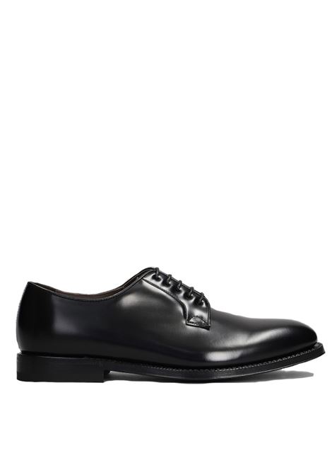 Black lace-up derby shoes Green George - men