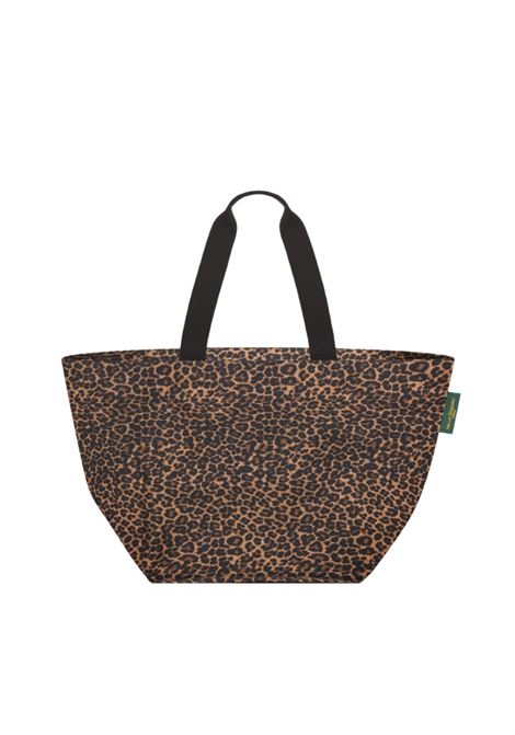 Multicolored sac cabas leopard-print bag Herv? chapelier- unisex